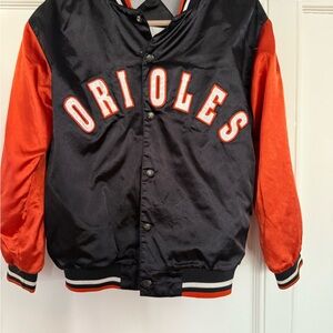 Orioles Kids Black and Orange Jacket